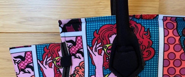 アメコミ柄バッグ