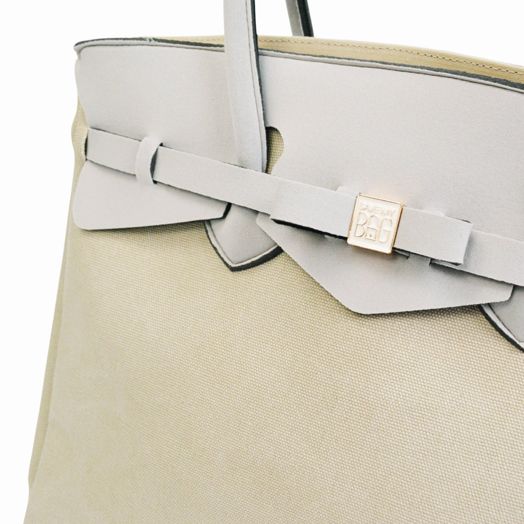 【MISS CANVAS/LYCRA】-XL BEIGE