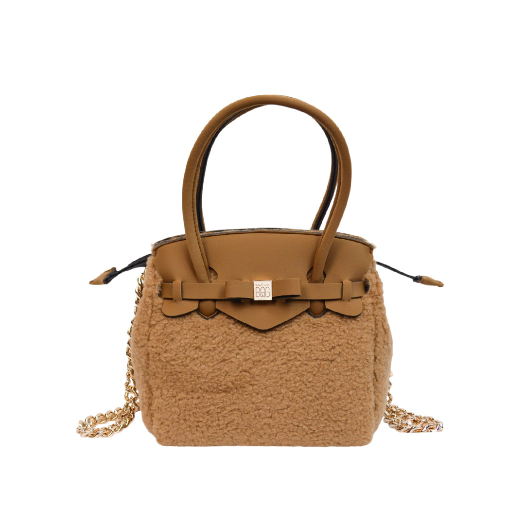【MISS ECO FUR LYCRA】-M CAMEL