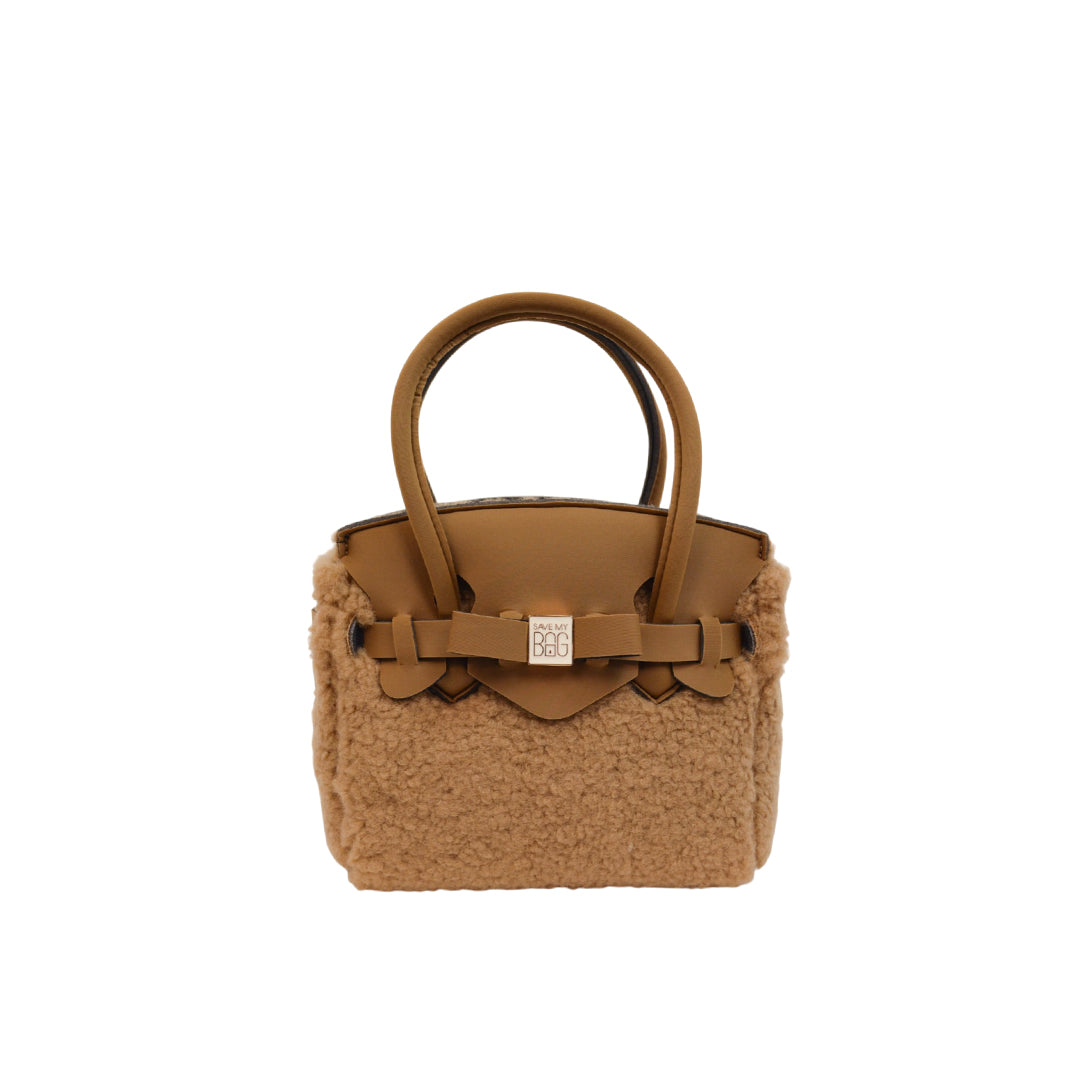 【MISS ECO FUR LYCRA】-S CAMEL