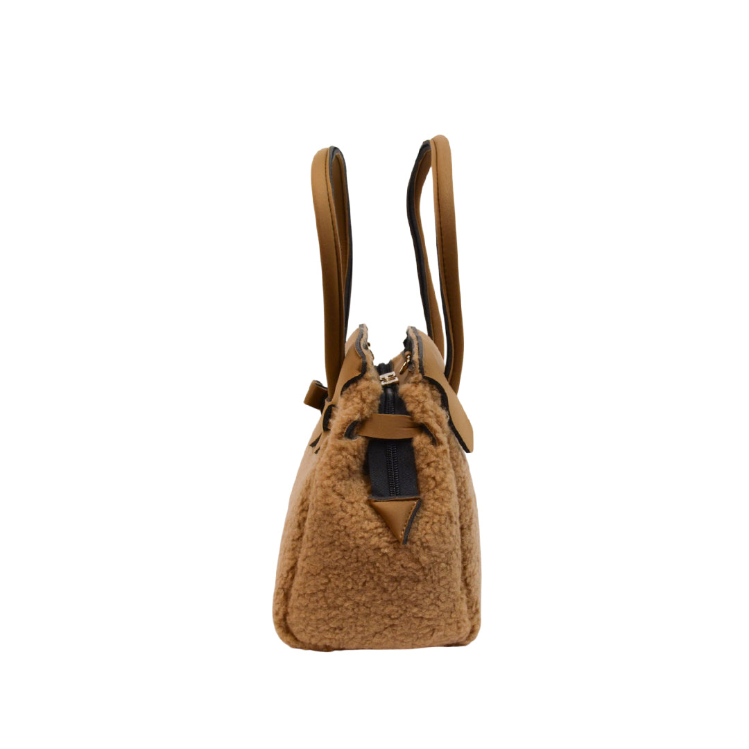 【MISS ECO FUR LYCRA】-M CAMEL