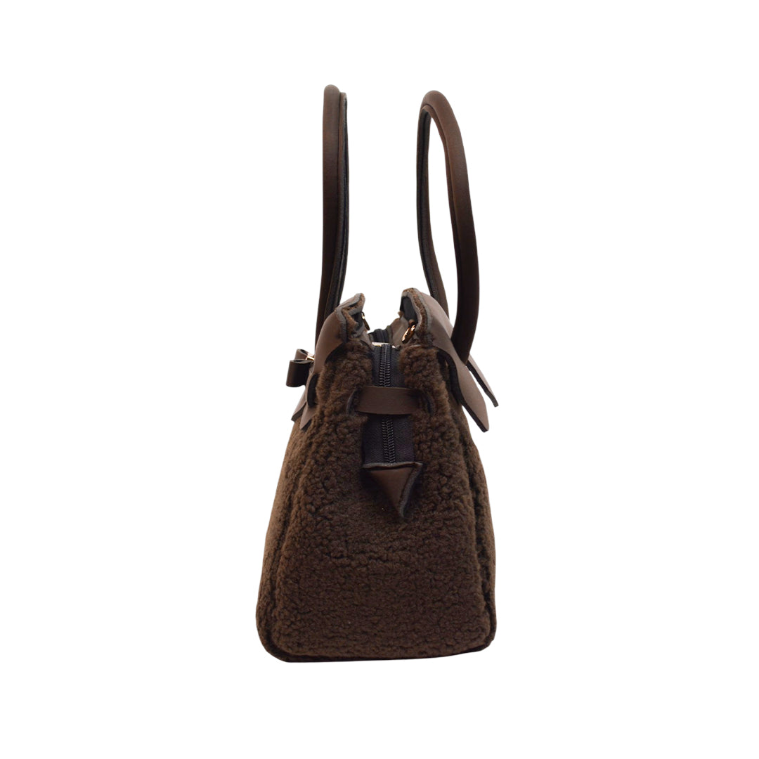 【MISS ECO FUR LYCRA】-M DARK BROWN