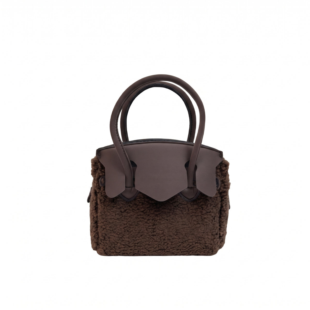 【MISS ECO FUR LYCRA】-S DARK BROWN