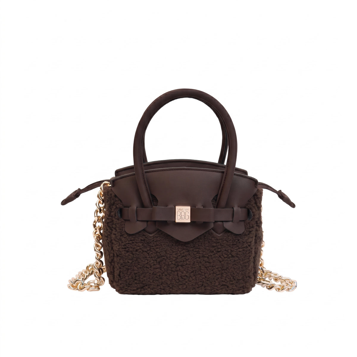 【MISS ECO FUR LYCRA】-S DARK BROWN