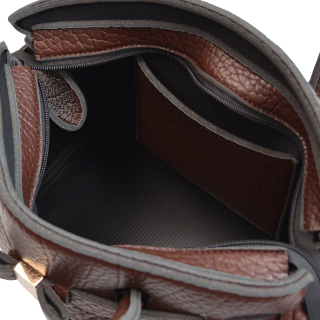 【MISS BULL PU】-L DARK BROWN