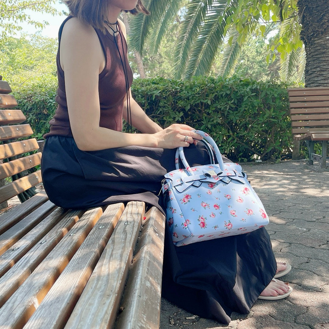 【OUTLET】T-PETITE MISS PLUS FLORA BLUE