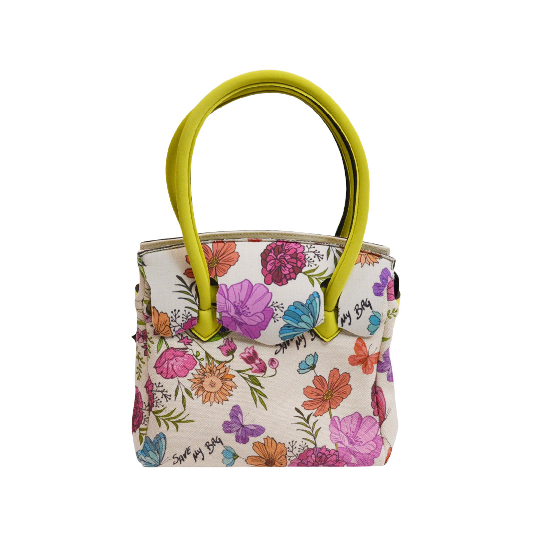 【MISS CANVAS FLORAL】-M COMBI-YELLOW