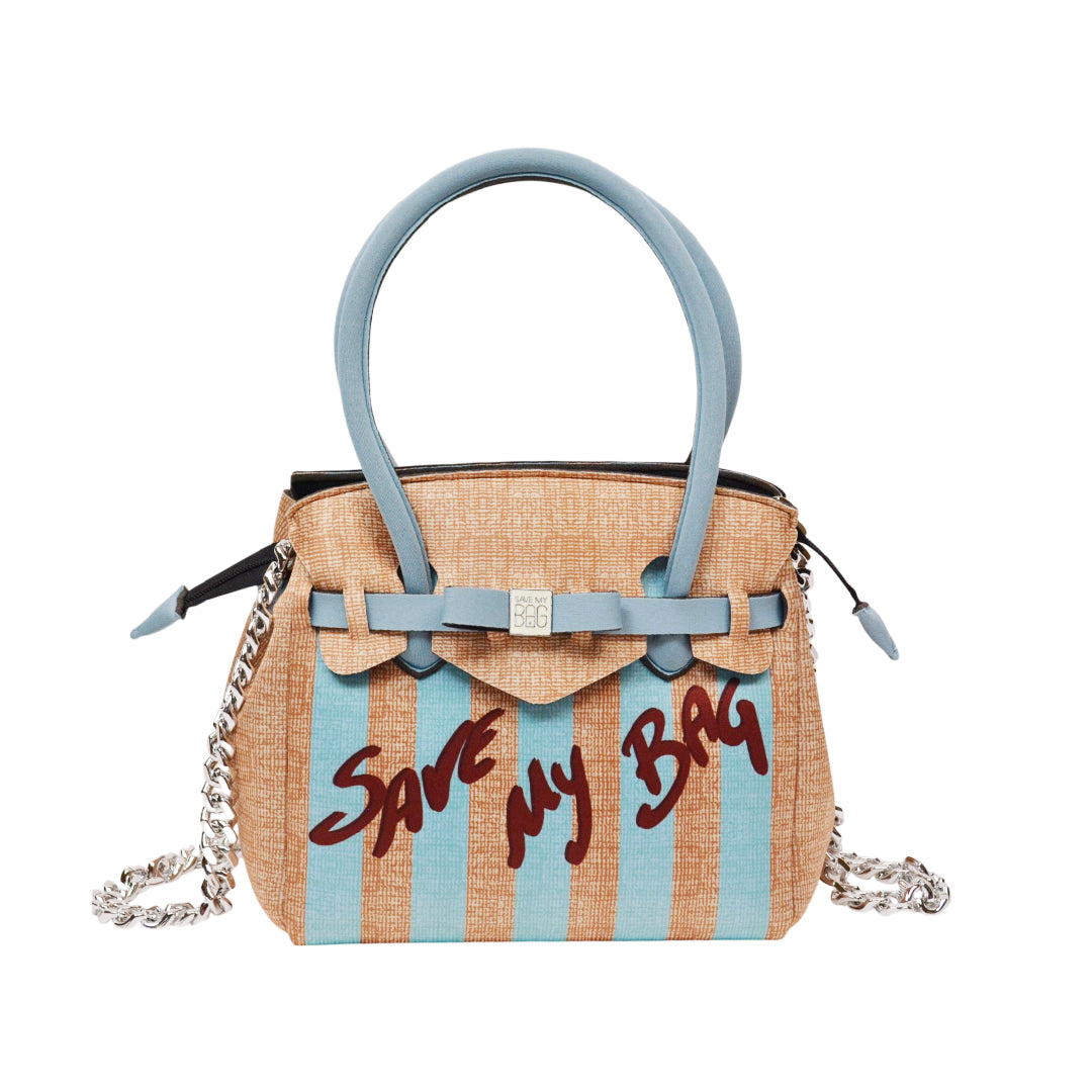 【MISS LYCRA STRIPED】-M AZZURRO