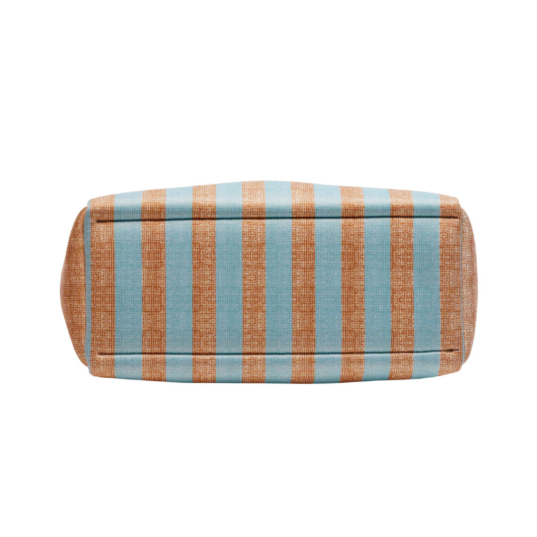 【MISS LYCRA STRIPED】-XL AZZURRO