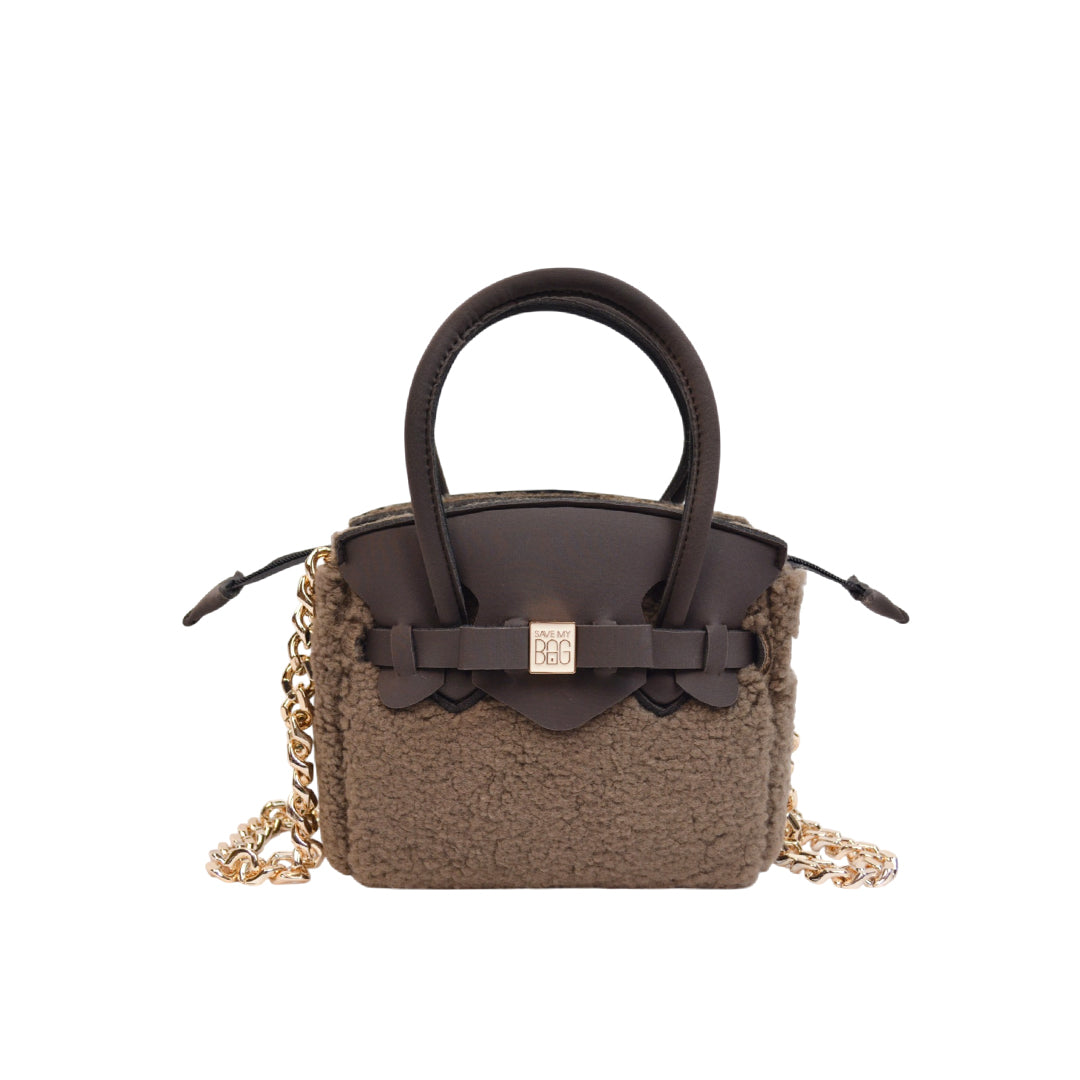 【MISS ECO FUR LYCRA】-S TAUPE
