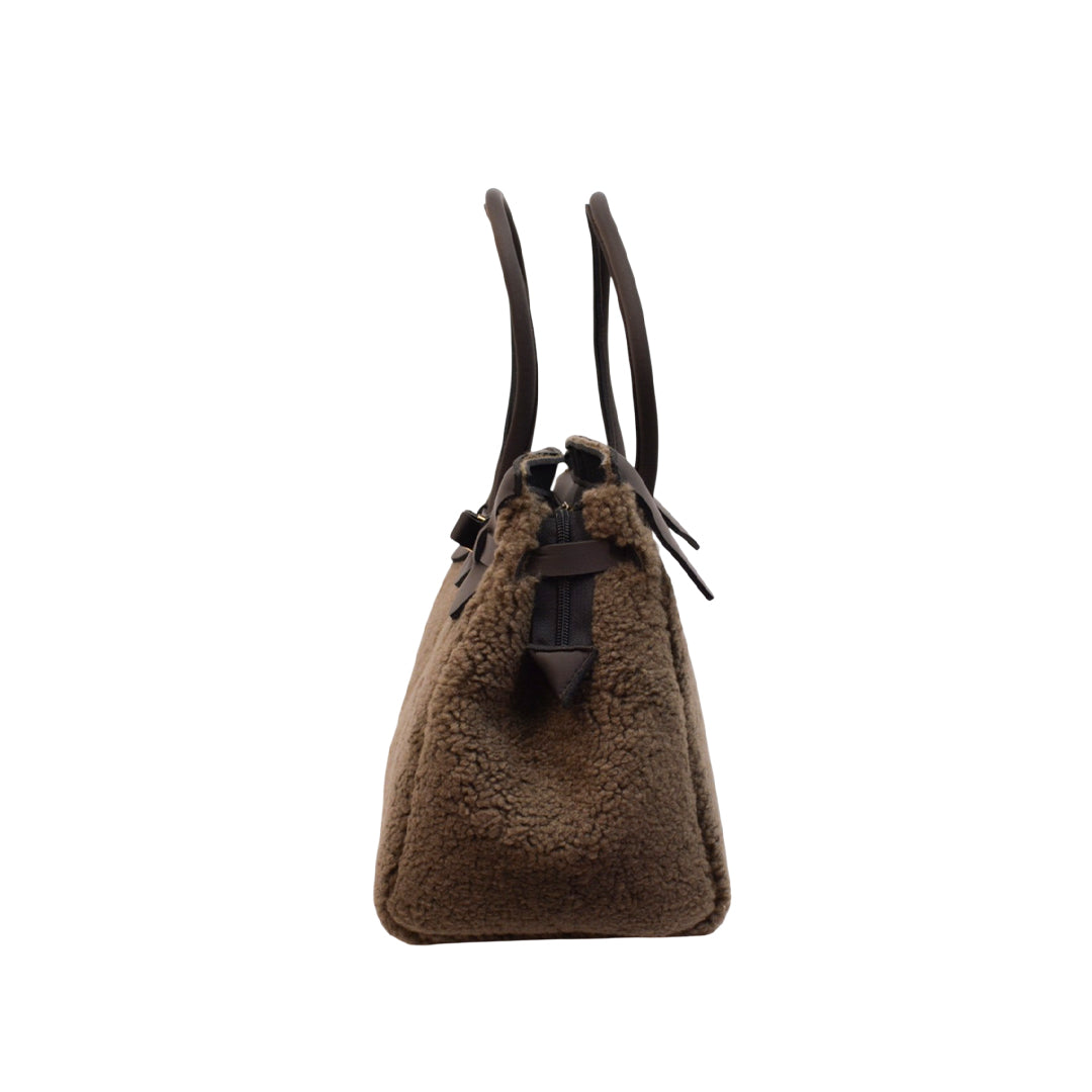 【MISS ECO FUR LYCRA】-L TAUPE