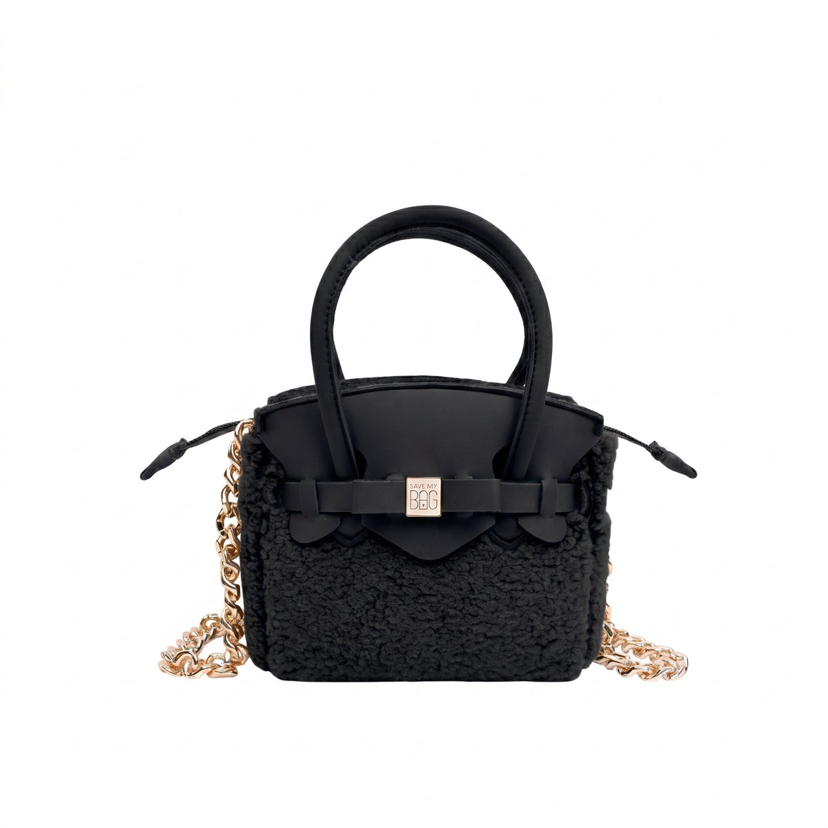【MISS ECO FUR LYCRA】-S BLACK