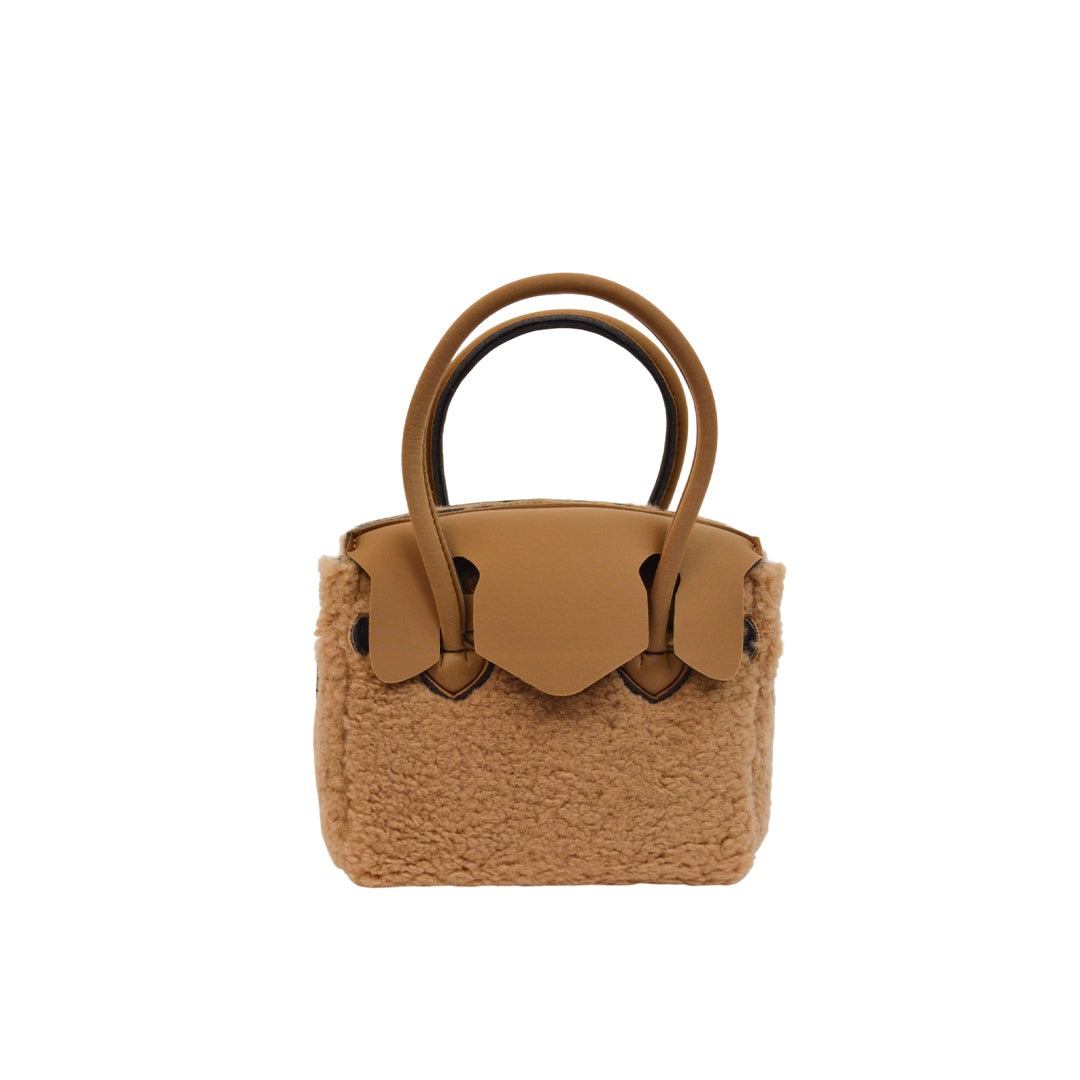 【MISS ECO FUR LYCRA】-S CAMEL