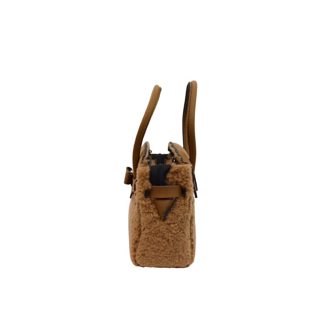 【MISS ECO FUR LYCRA】-S CAMEL