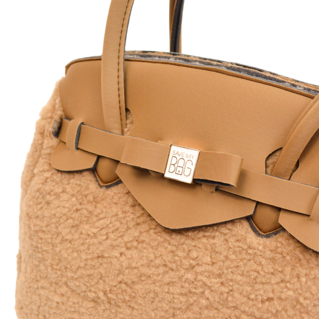 【MISS ECO FUR LYCRA】-M CAMEL