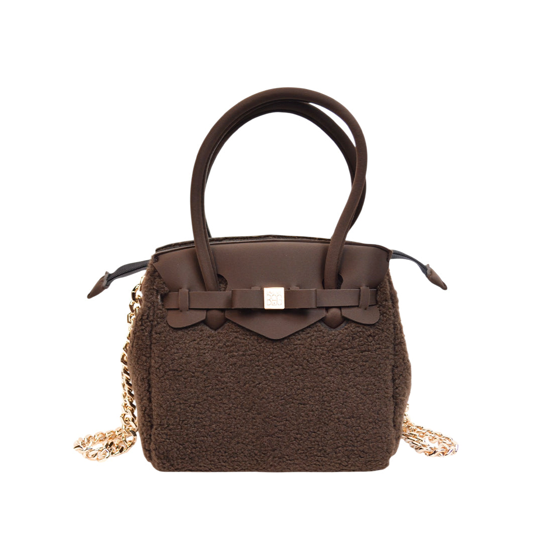 【MISS ECO FUR LYCRA】-M DARK BROWN