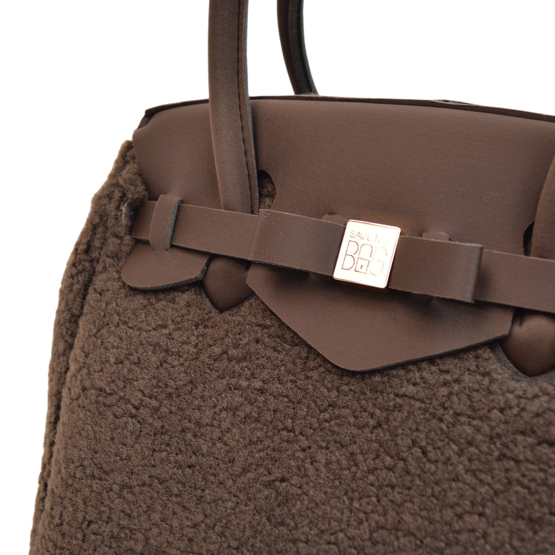 【MISS ECO FUR LYCRA】-M DARK BROWN