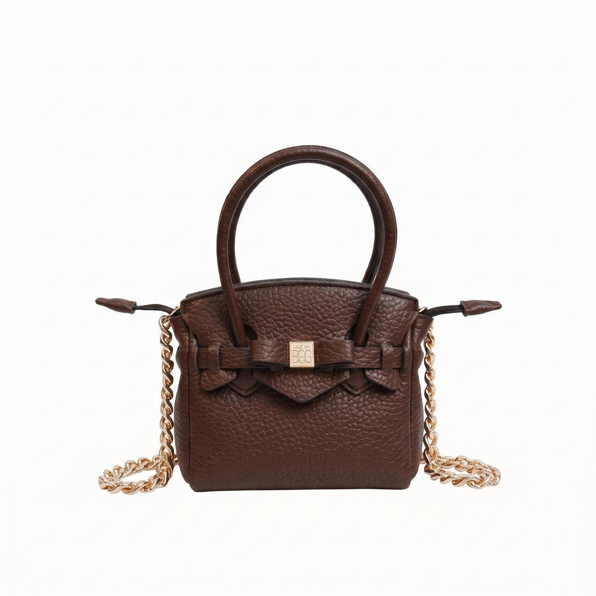 【MISS BULL PU】-S DARK BROWN