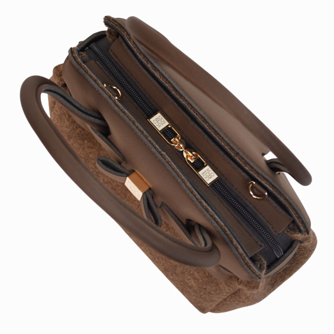 【MISS FELT LYCRA】-M DARK BROWN