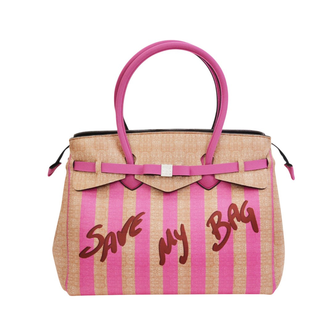 【OUTLET】【MISS LYCRA STRIPED】-XL FUXIA