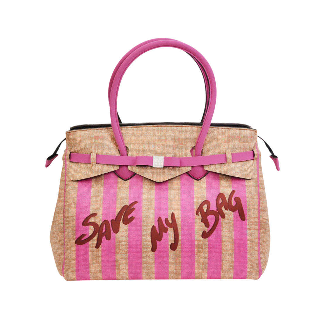 【MISS LYCRA STRIPED】-XL FUXIA