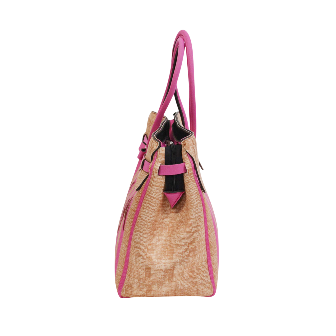 【OUTLET】【MISS LYCRA STRIPED】-XL FUXIA