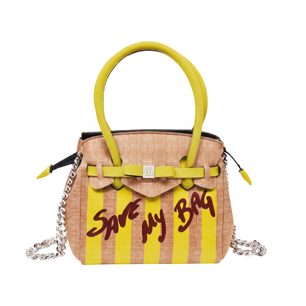 【OUTLET】【MISS LYCRA STRIPED】-M YELLOW