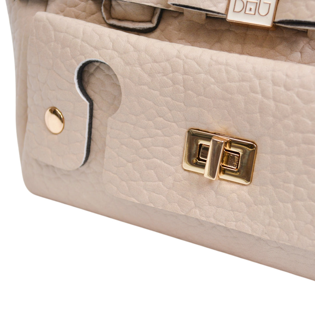 【CLARA BULL PU】-S IVORY