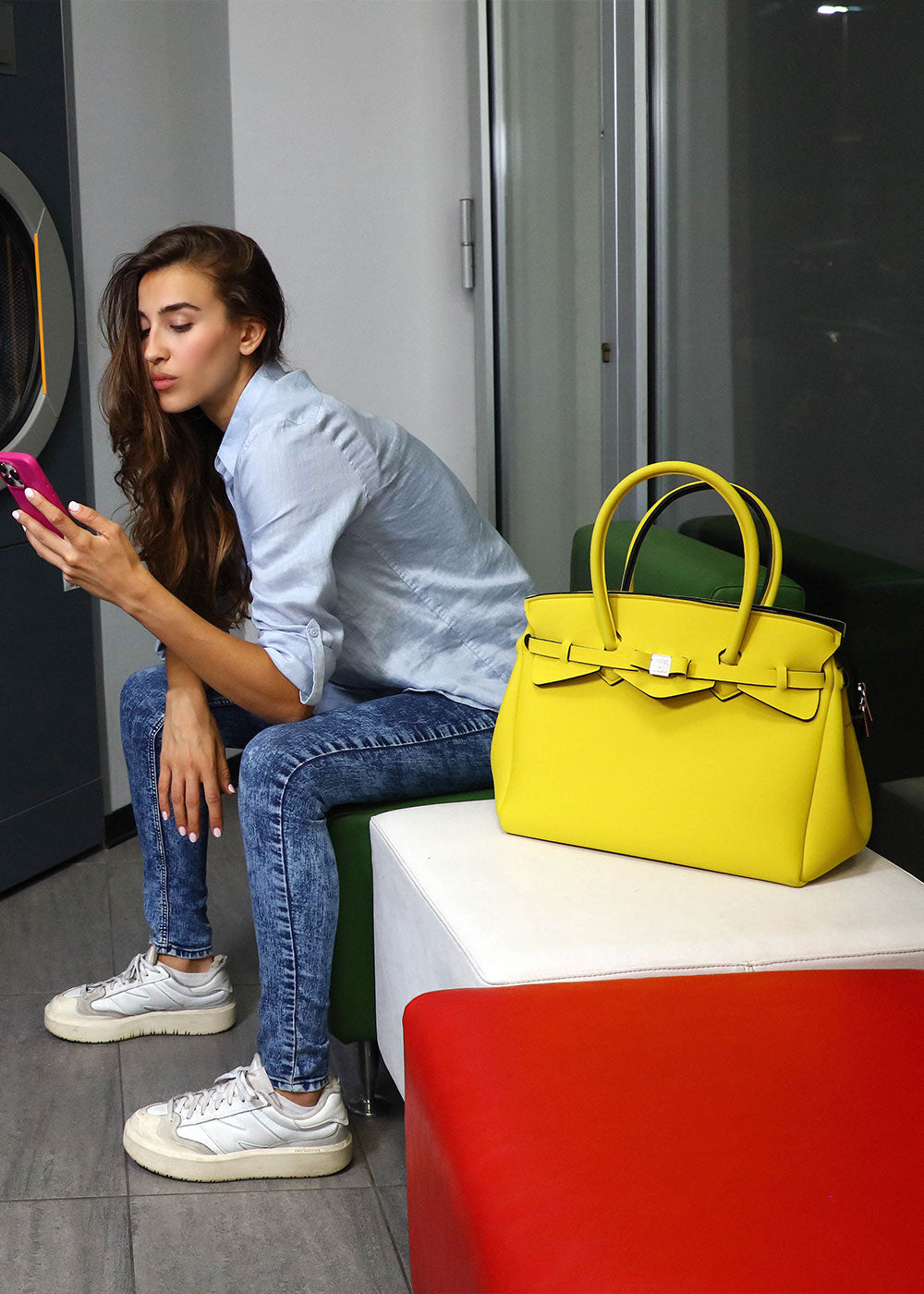 セーブマイバッグ　限定品 MISS PLUS ハンドバッグ ショルダー付き　美品 セーブマイバッグ 限定品 MISS PLUS ハンドバッグ ショルダー付き 美品