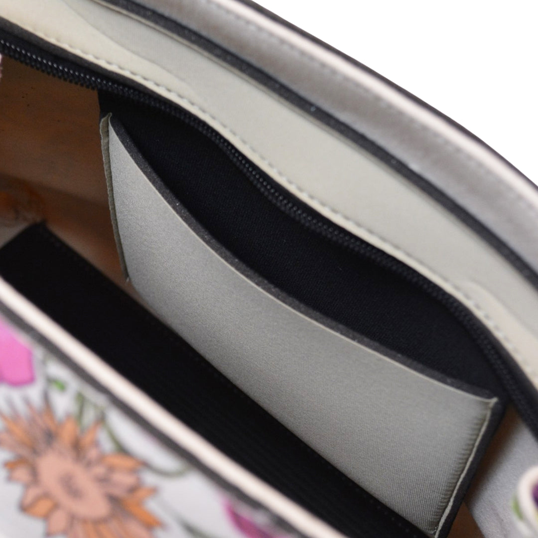 【MISS CANVAS FLORAL】-L COMBI-BEIGE
