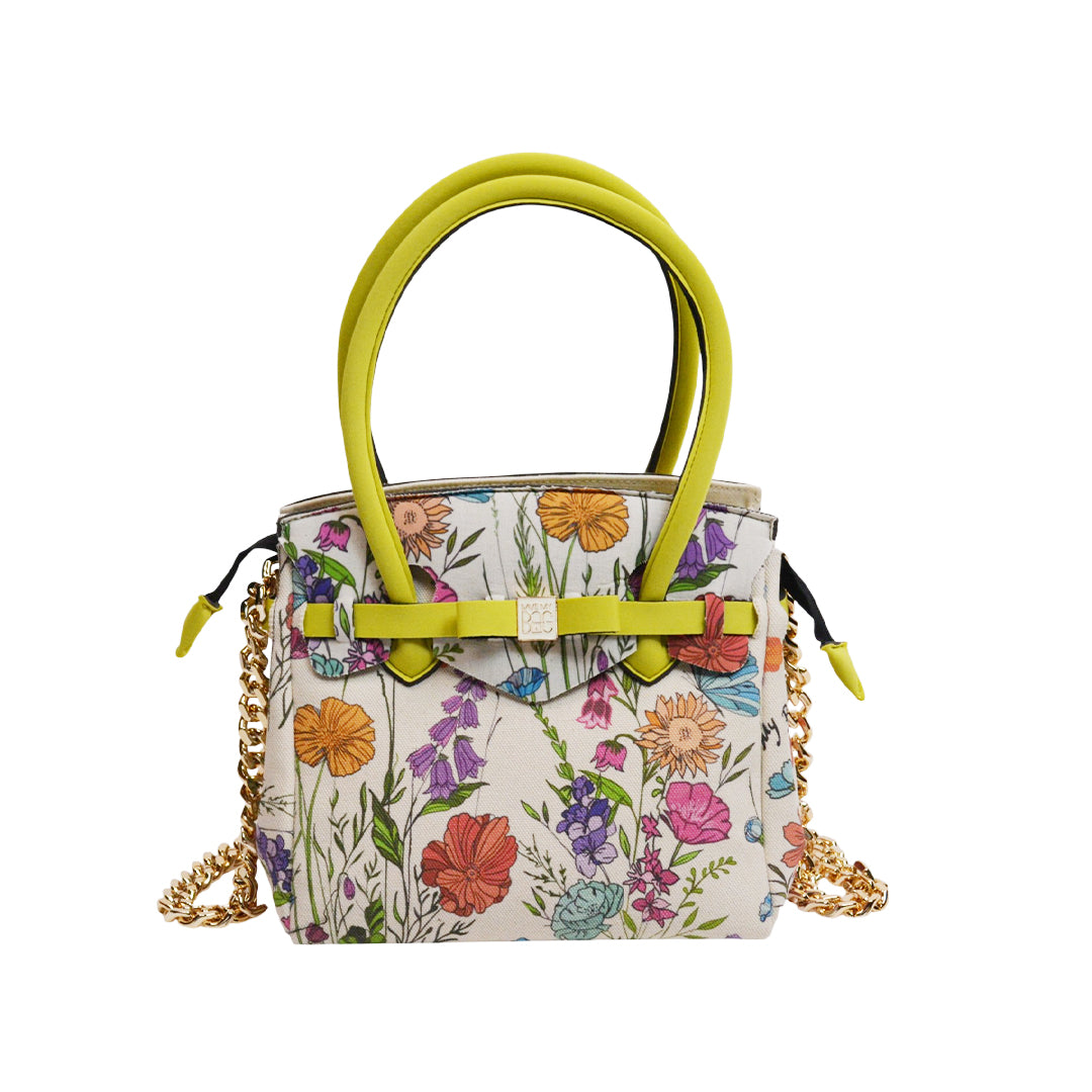 【MISS CANVAS FLORAL】-M COMBI-YELLOW