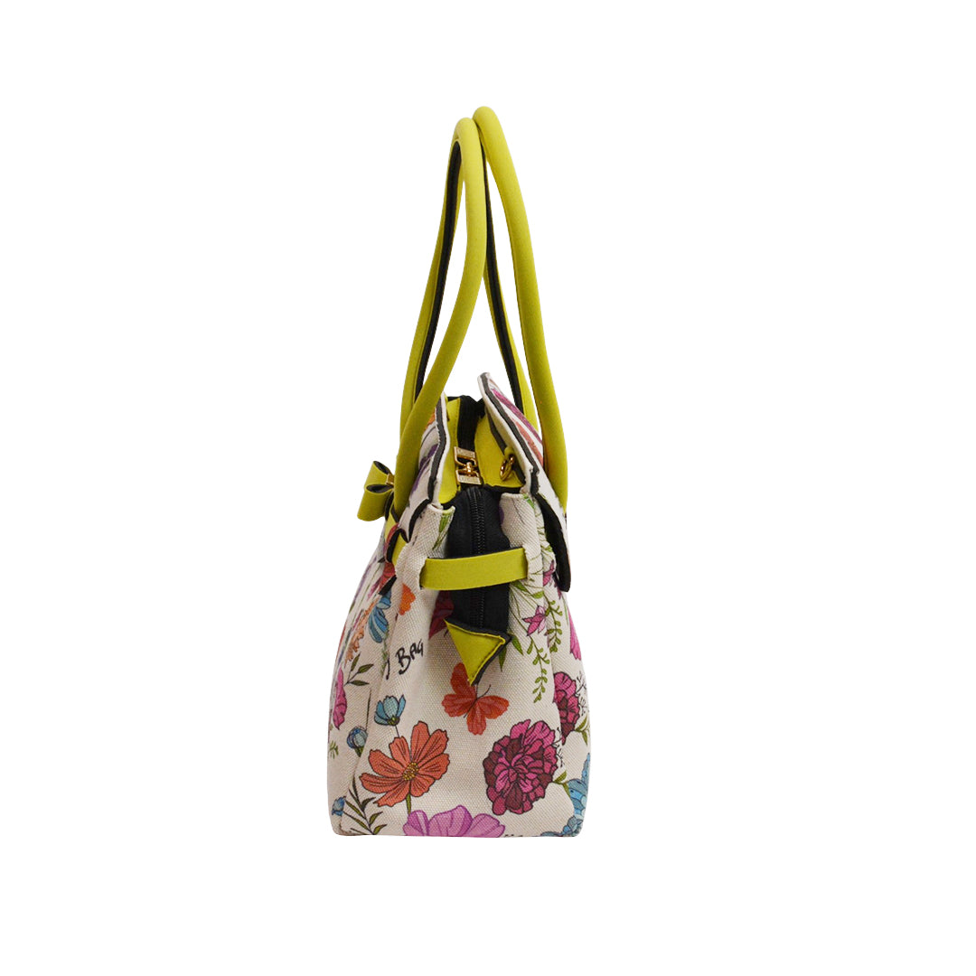 【MISS CANVAS FLORAL】-M COMBI-YELLOW