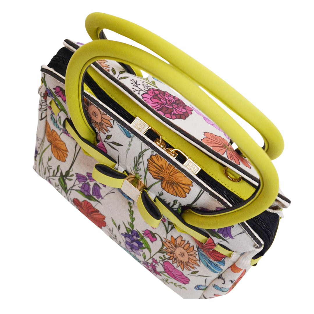 【MISS CANVAS FLORAL】-M COMBI-YELLOW