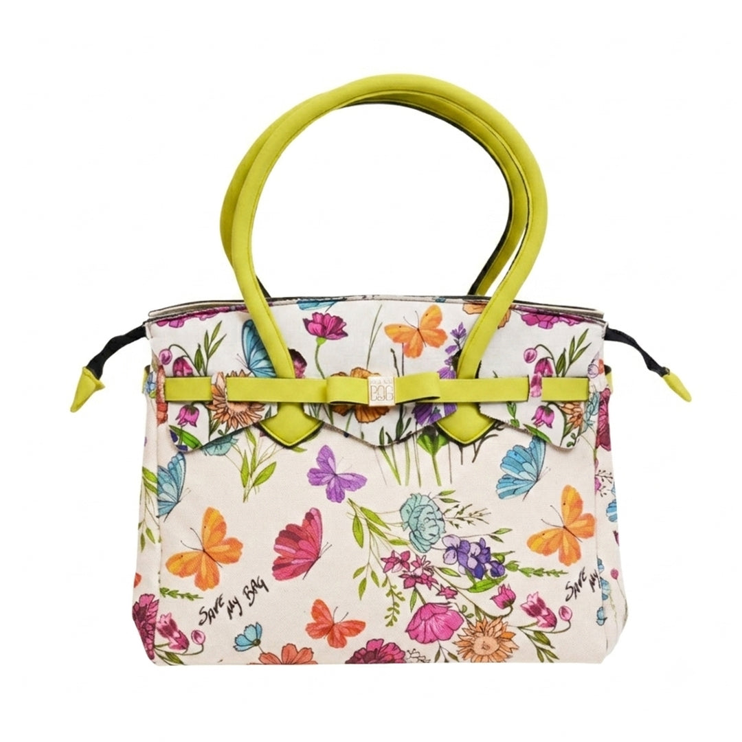 【9999円セール】MallorcaBackRibbon Floraldress MISS CANVAS FLORAL】-XL COMBI-YELLOW