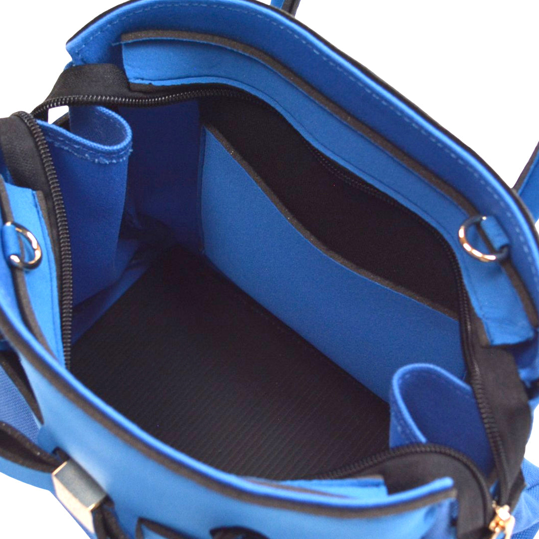MISS CANVAS/LYCRA】-M BLUE