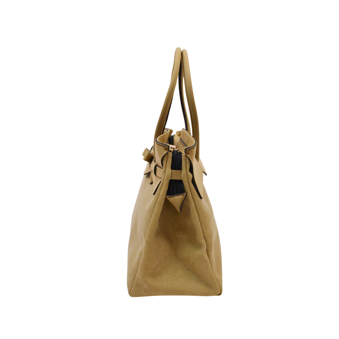 【MISS CANVAS/LYCRA】-XL ECRU