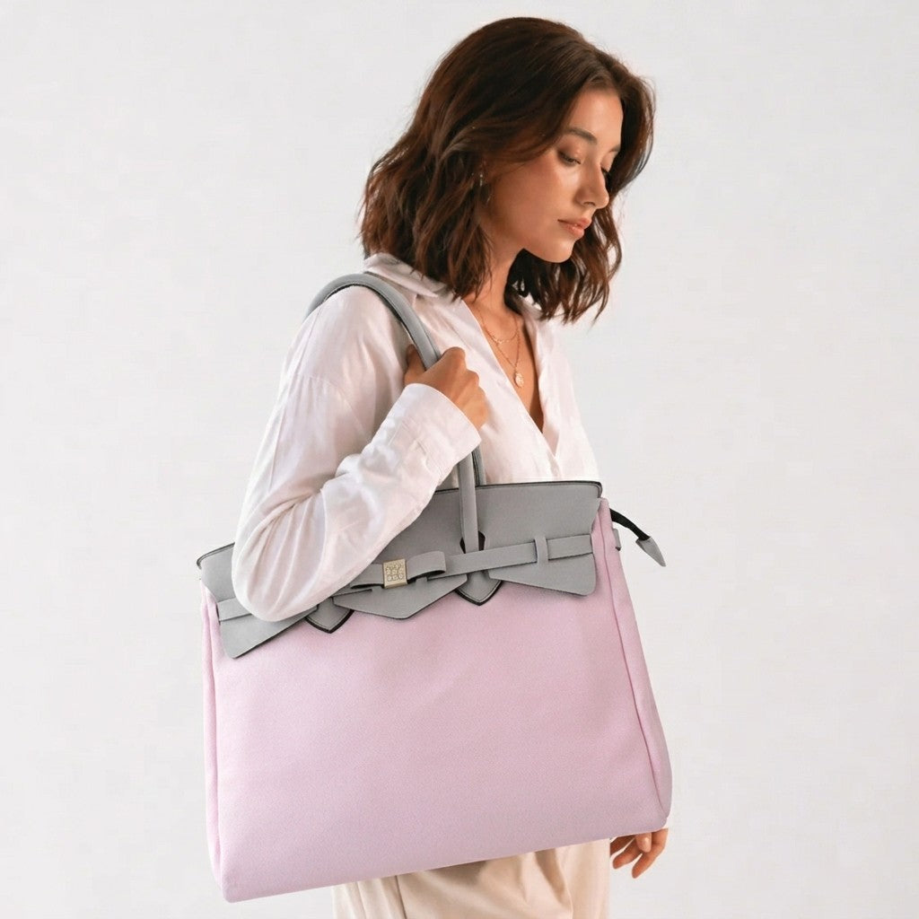 【MISS CANVAS/LYCRA】-XL BEIGE
