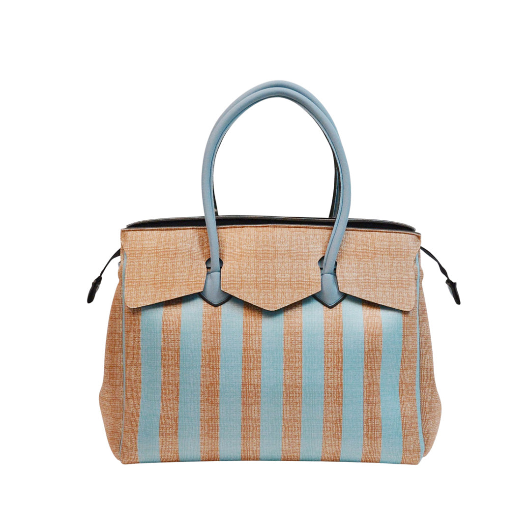 【MISS LYCRA STRIPED】-L AZZURRO