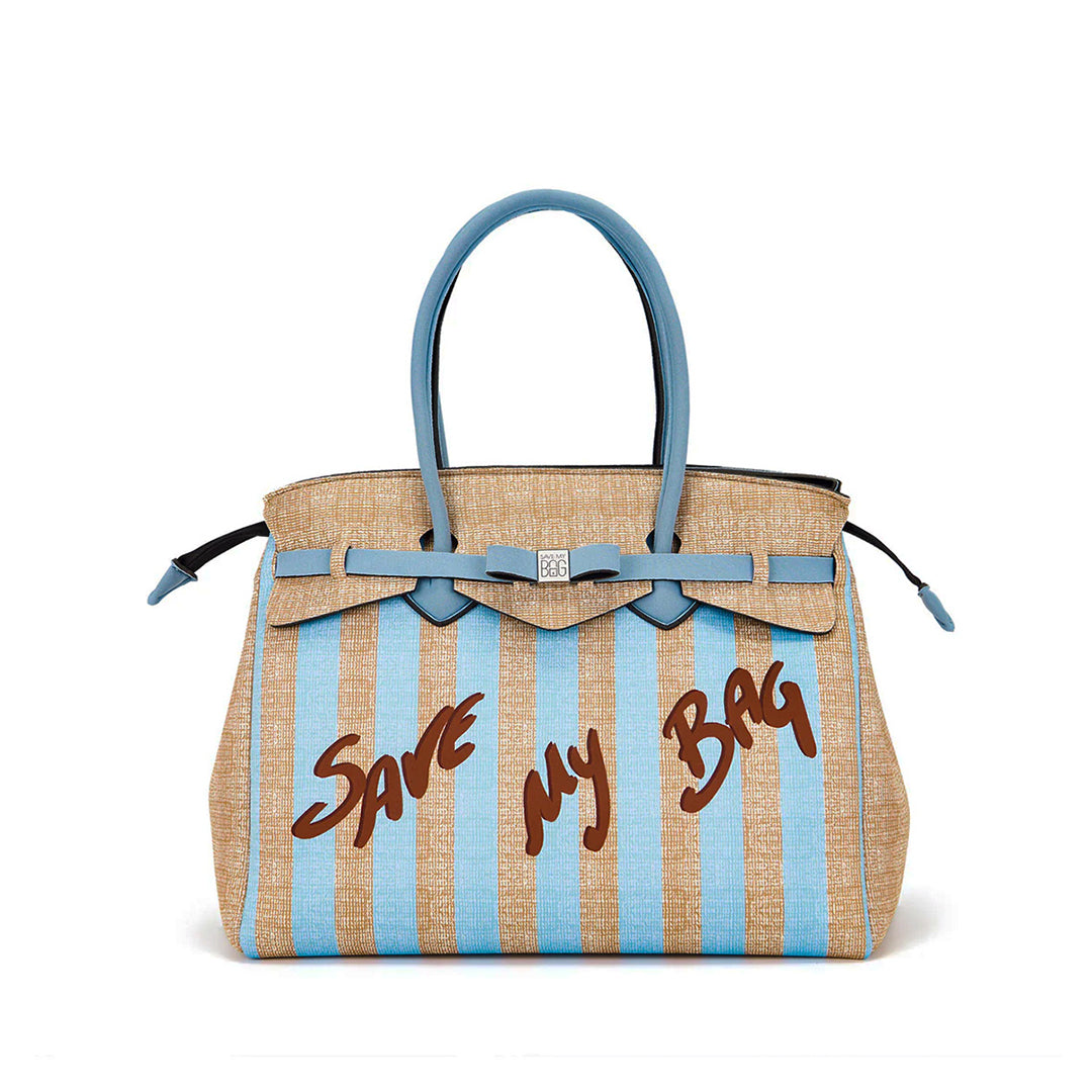 【MISS LYCRA STRIPED】-L AZZURRO