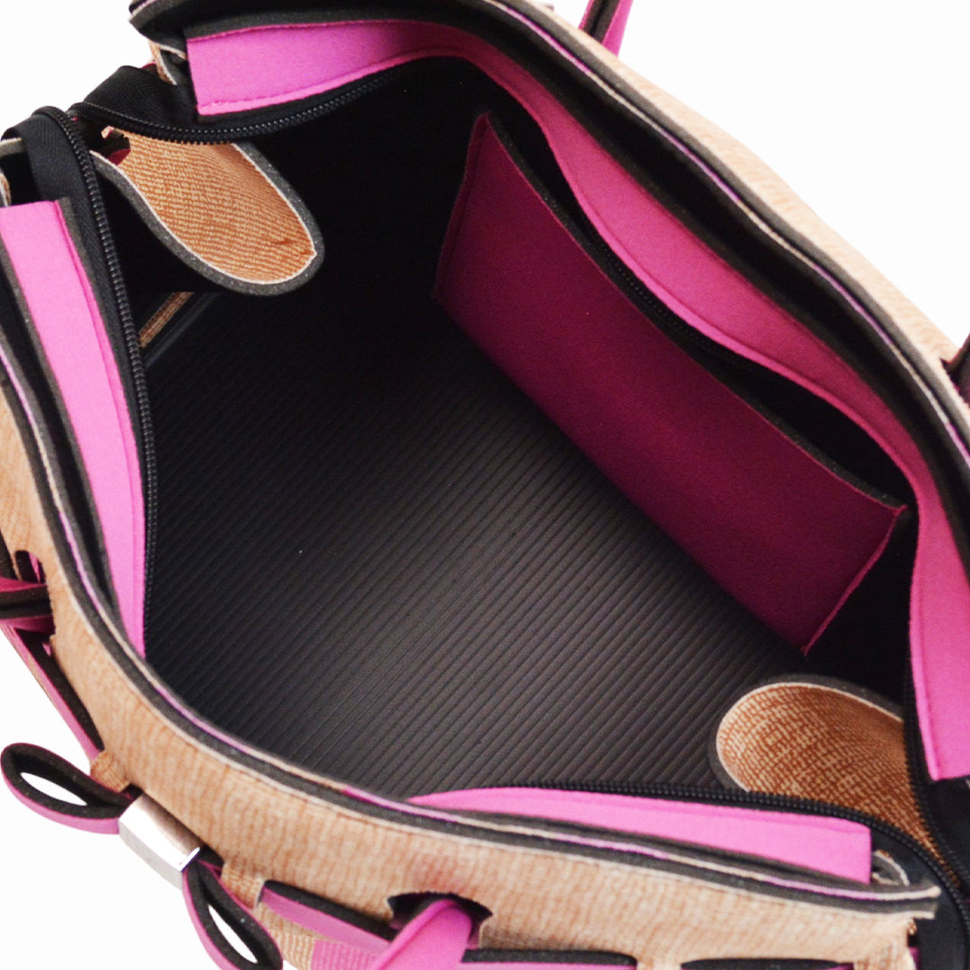 【MISS LYCRA STRIPED】-XL FUXIA