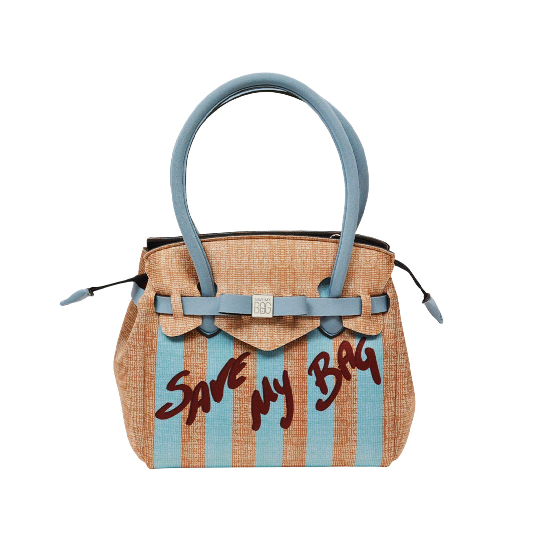 【MISS LYCRA STRIPED】-M AZZURRO