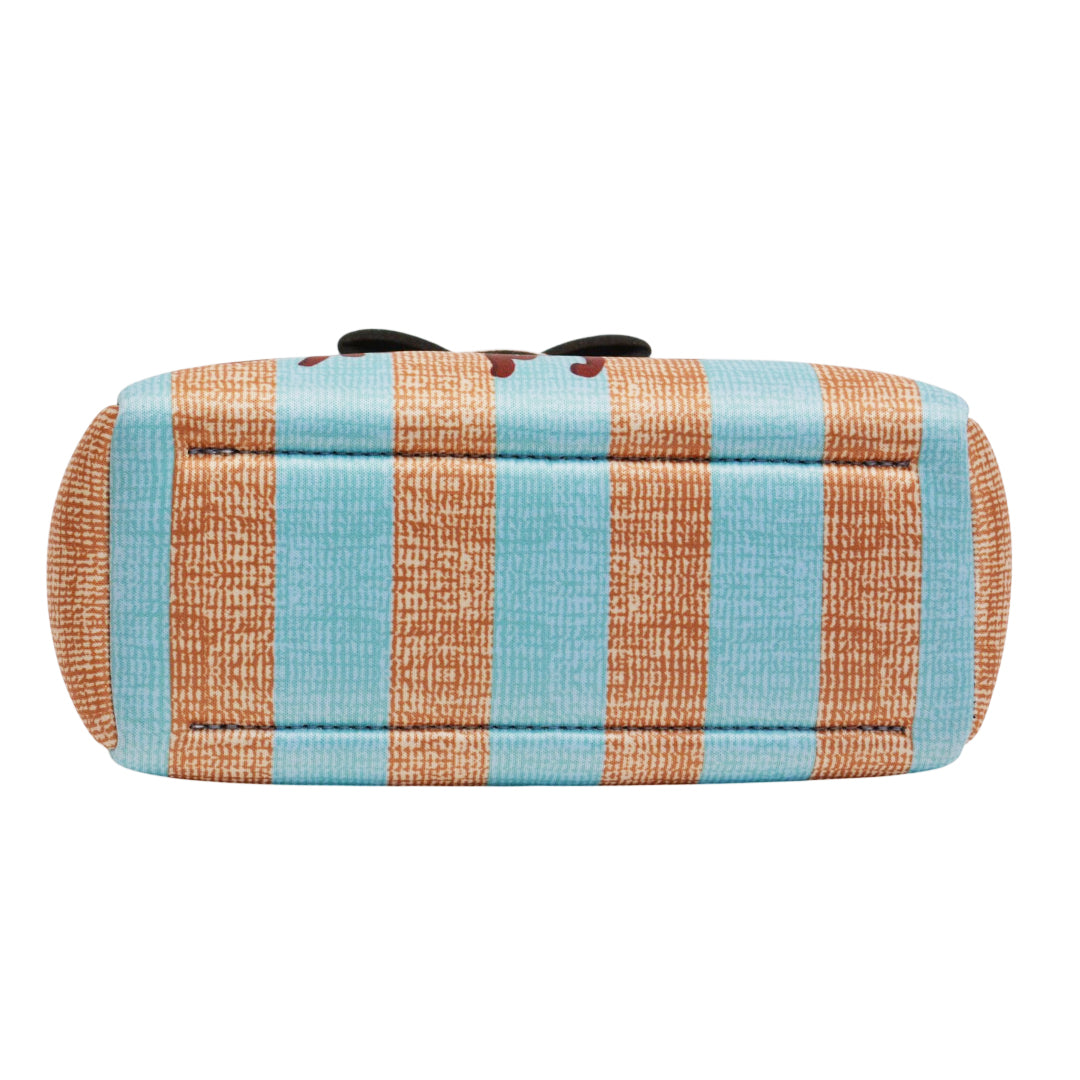 【MISS LYCRA STRIPED】-S AZZURRO