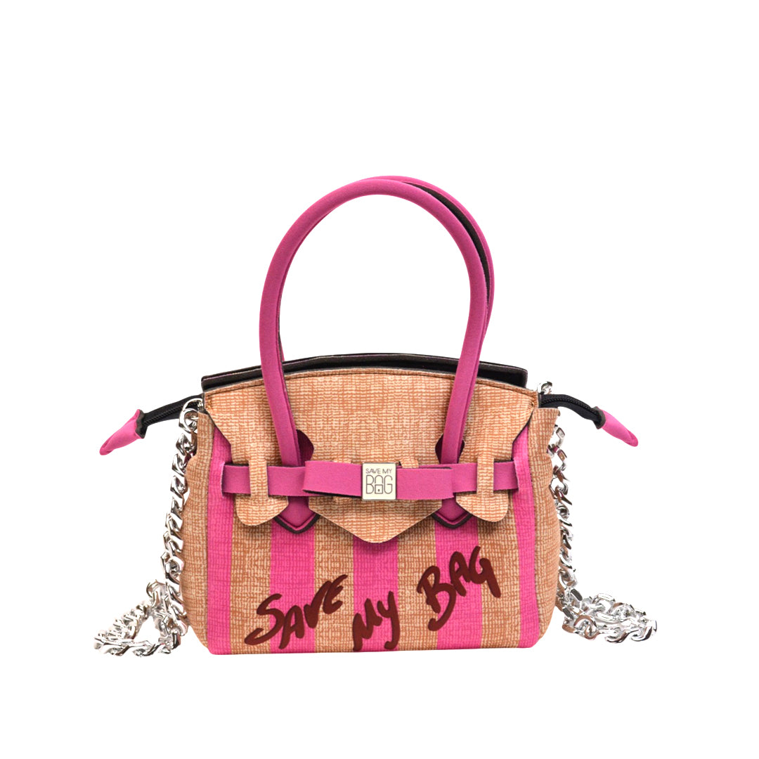 【MISS LYCRA STRIPED】-S FUXIA