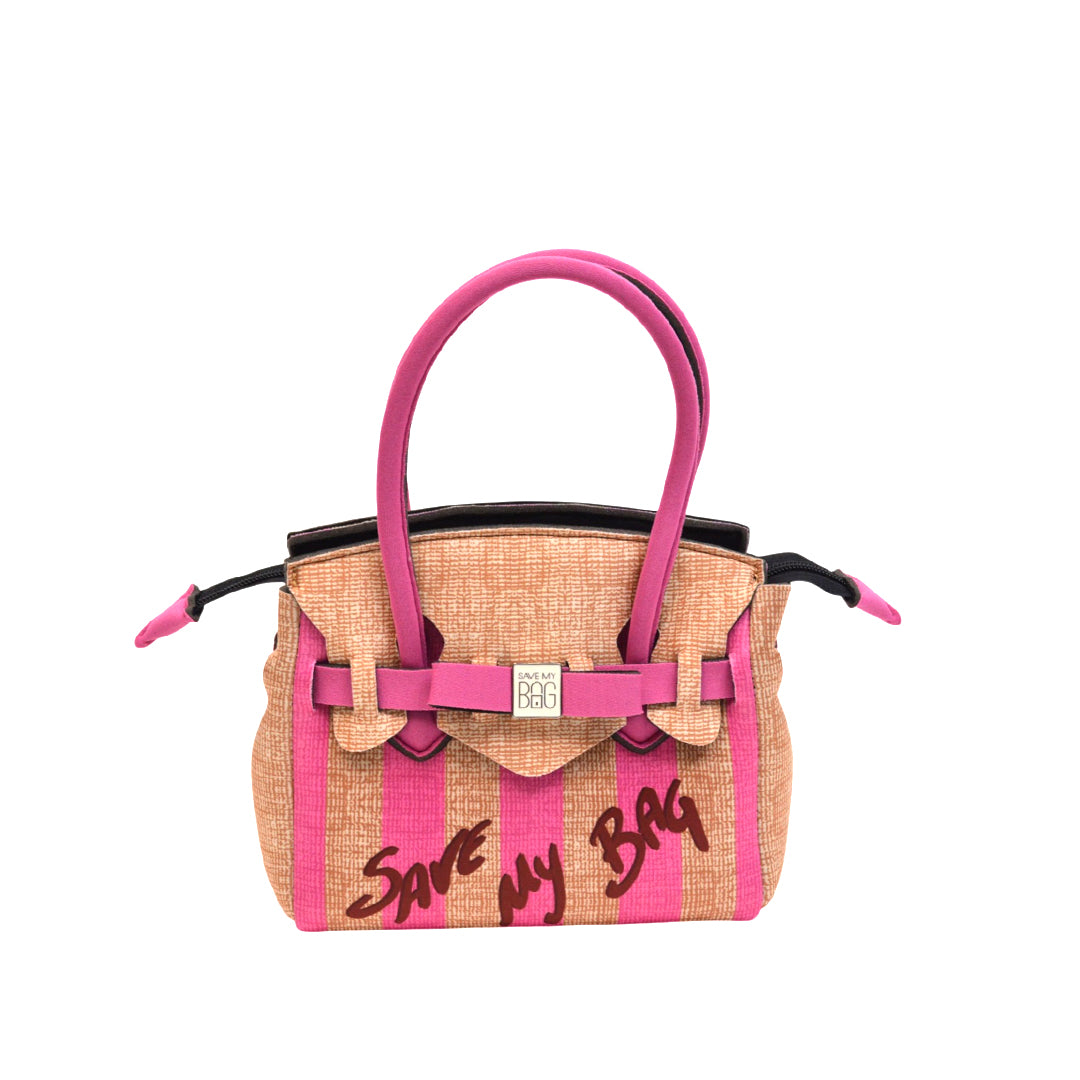 【MISS LYCRA STRIPED】-S FUXIA