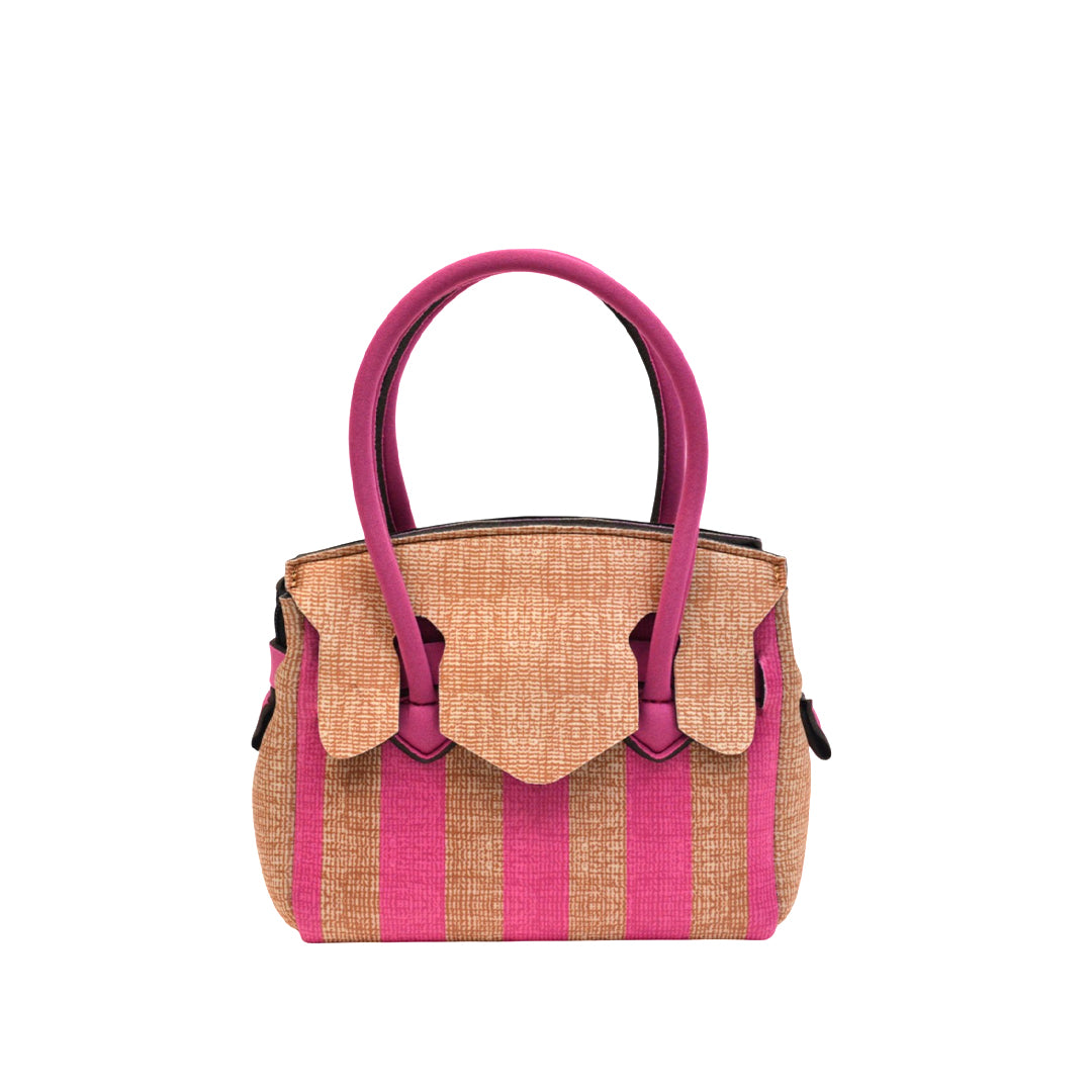 【MISS LYCRA STRIPED】-S FUXIA