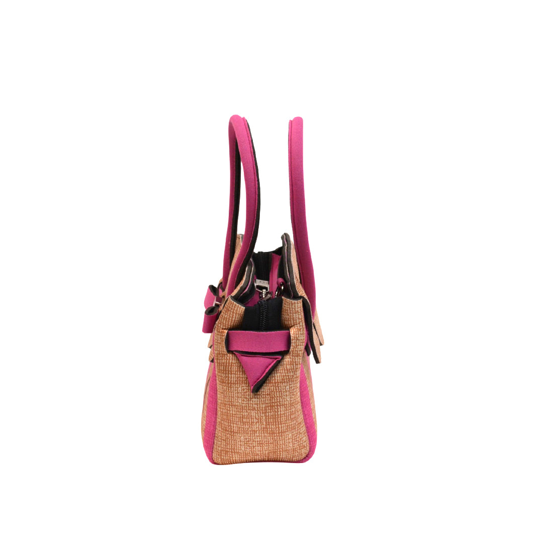 【MISS LYCRA STRIPED】-S FUXIA