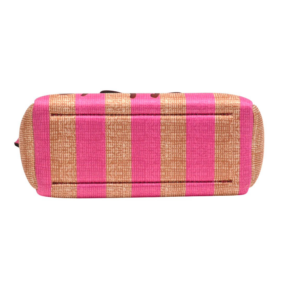 【MISS LYCRA STRIPED】-S FUXIA