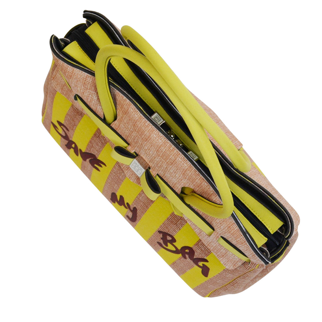 【MISS LYCRA STRIPED】-XL YELLOW