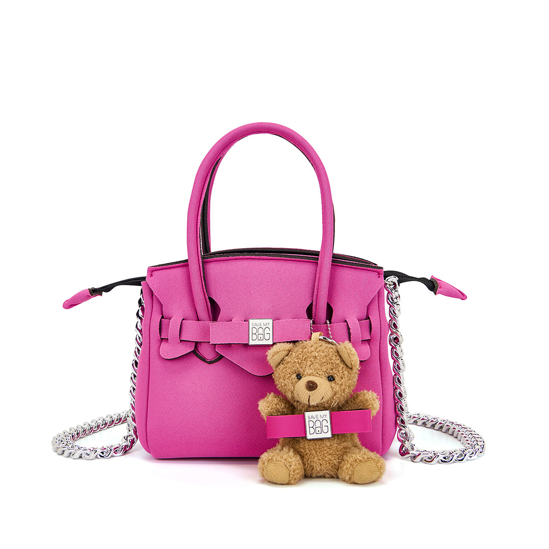 【MISS LYCRA/TEDDY】-S FUXIA