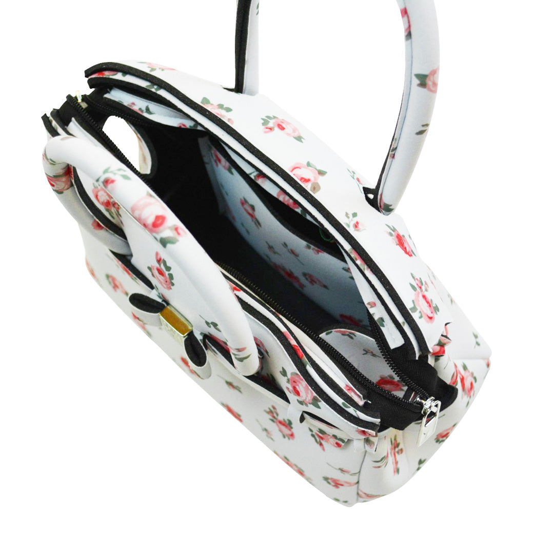 T-PETITE MISS PLUS FLORA WHITE